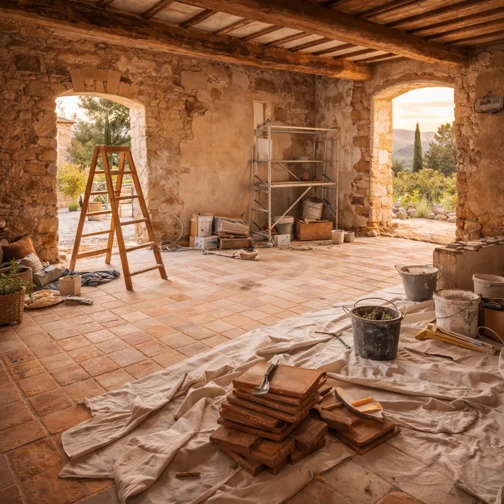 footer peinture paille