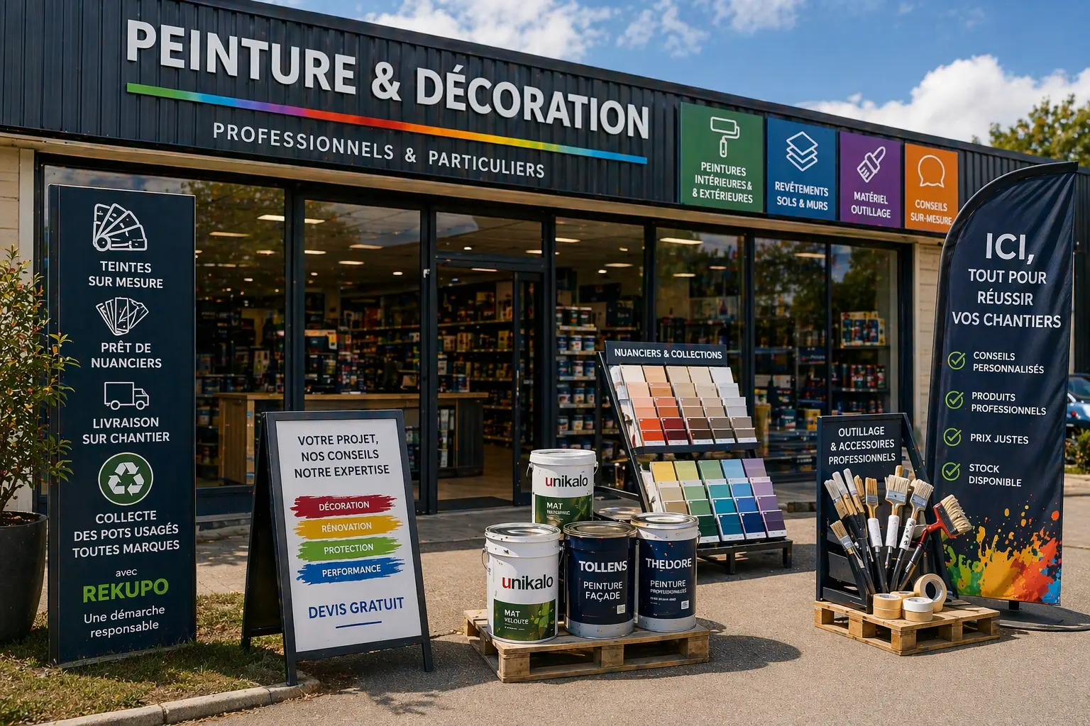 Fournisseur de peinture à Beauvais