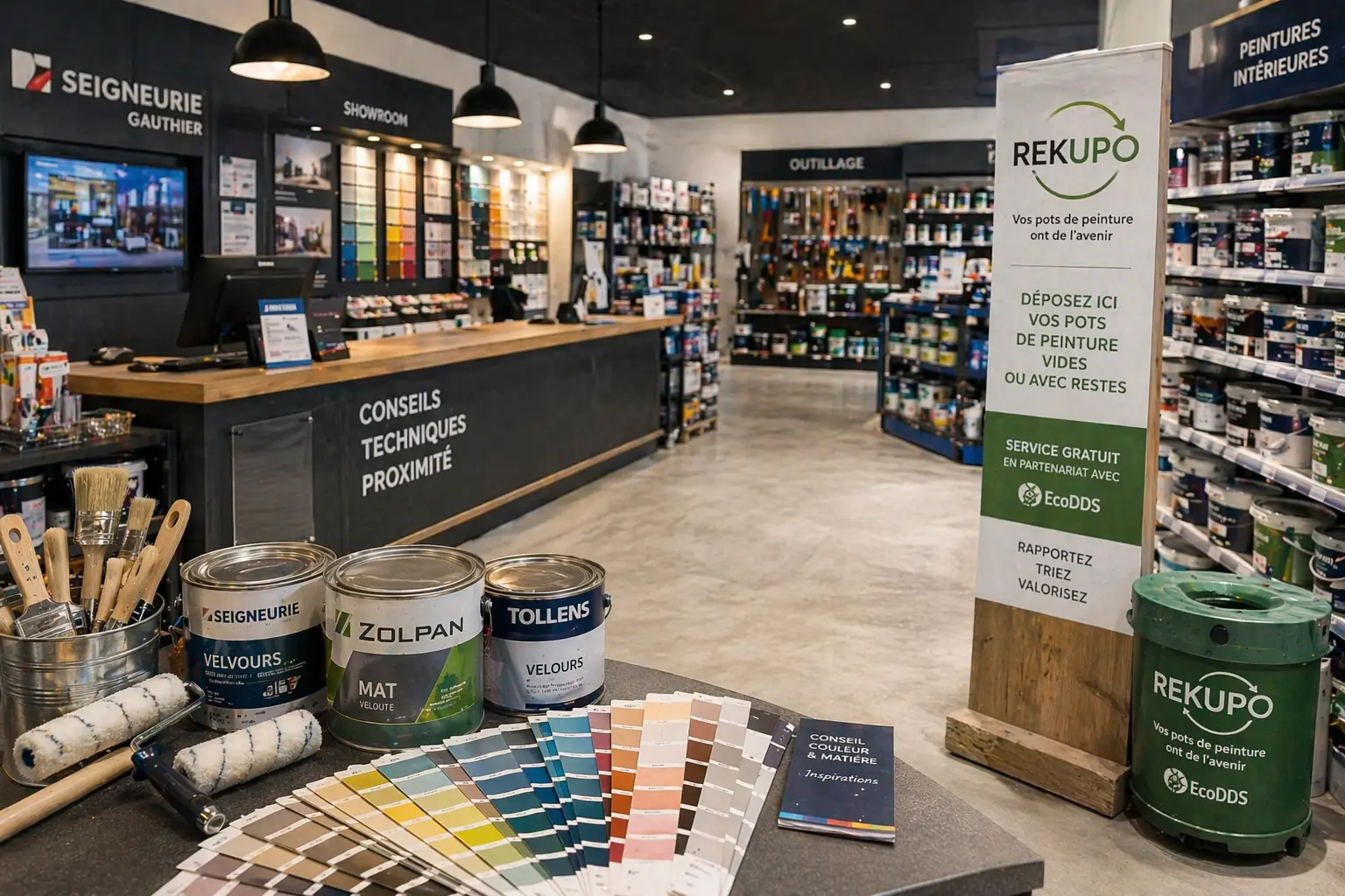 Fournisseur de peinture à Caen