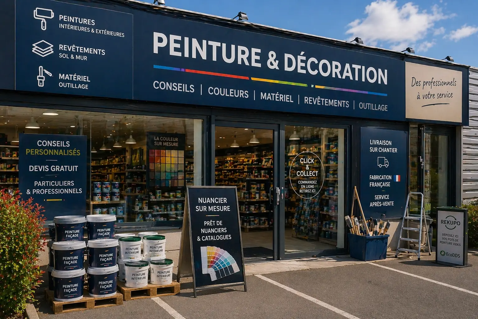 Magasin fournisseur de peinture à Chartres