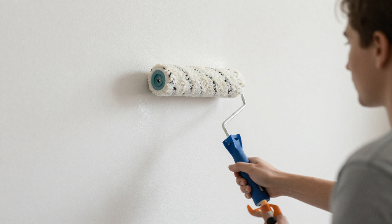 Appliquer la peinture pour masquer motifs et textures