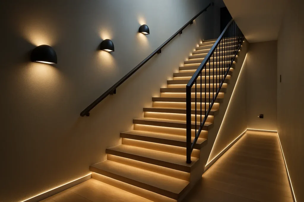 L'éclairage : un atout majeur pour valoriser l'habillage de la cage d'escalier
