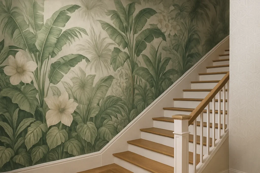 Les revêtements muraux tendance pour habiller une cage d'escalier