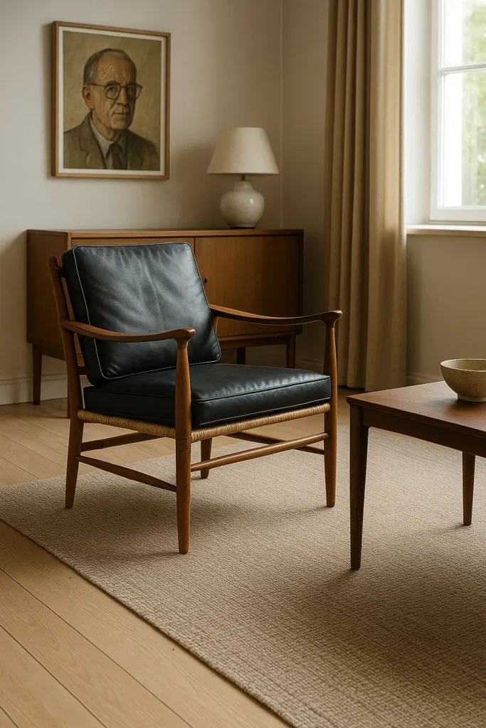 L'influence d'Ole Wanscher sur le design du fauteuil colonial