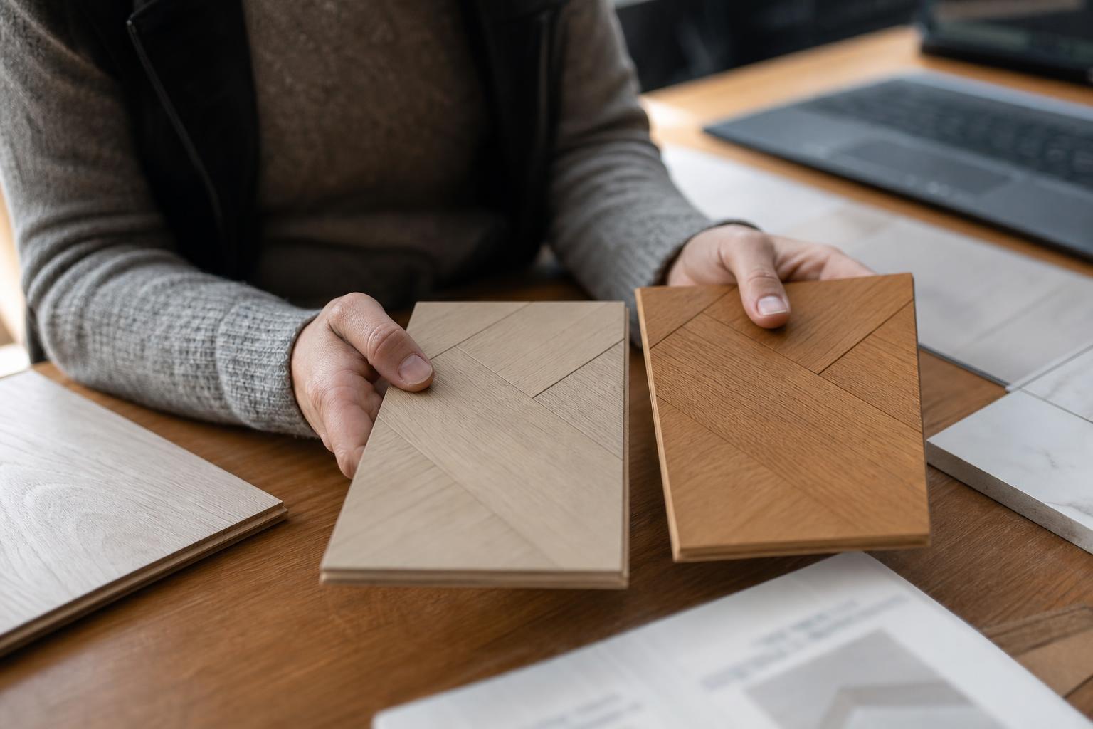 Comparaison de deux devis de pose de parquet bâton rompu